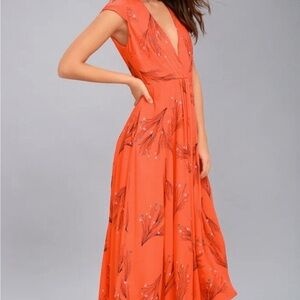 Free People Retro Floral Midi Dress